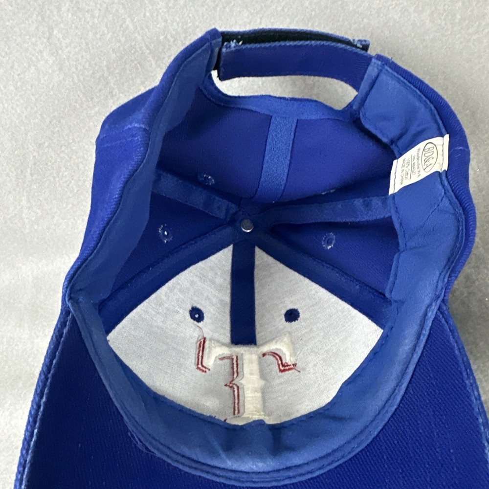 Texas Rangers Hat Cap Blue Strapback Adjustable Embroidered Baseball - Picture 7 of 9